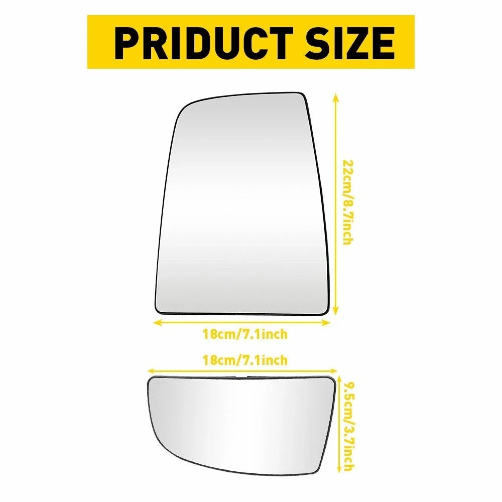 2X Heated Mirror Glass for Ford Transit-150 (2015–2022) EOJ