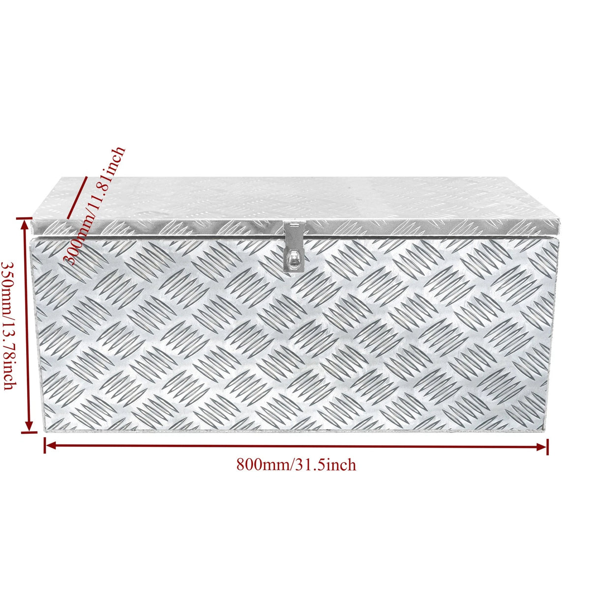 Aluminum Underbody Storage Box for Truck Trailer RV (31.5"x 12"x 13.7")