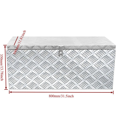 Aluminum Underbody Storage Box for Truck Trailer RV (31.5"x 12"x 13.7")