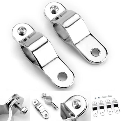 Adjustable Foglight Bracket for Motorcycle (30-35MM) M523-A079-Chrome