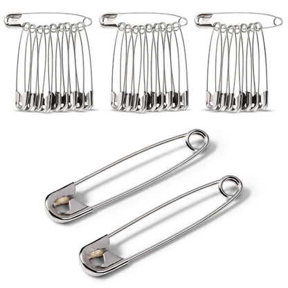 30 Pack Extra Large Safety Pins 3 Inch for Sewing
