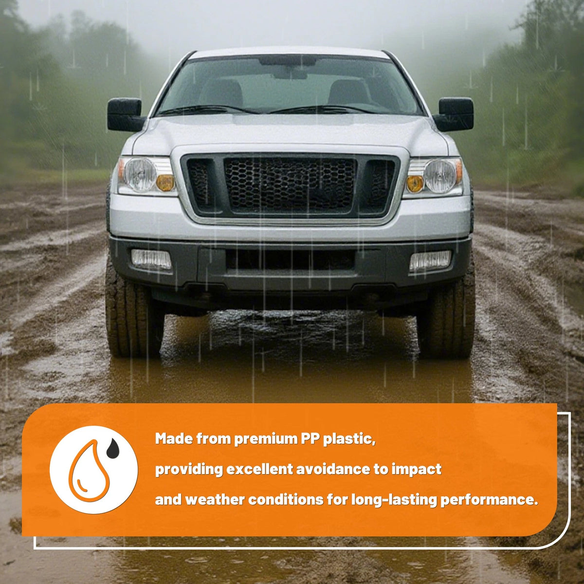 Front Bumper Lower Valance Spoiler for Ford F-150 4WD (2004–2005) - CON-A000000690, 4L3Z17626BAB, FO1095206