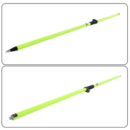 6.5FT Aluminum GPS Rover Rod for Land Surveying with Carrying Case