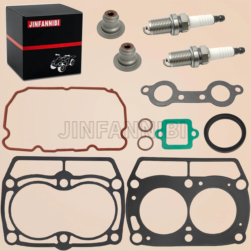 Top End Cylinder Gasket Kit & Spark Plug for Polaris Ranger 800 (2009–2014) - 5413874, 5254357, 5247360, 5811511