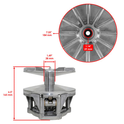 Primary Drive Clutch Assembly w/ Tool for Polaris Big Boss 400L 6X6 (1994–1997) TT1103DT105RD
