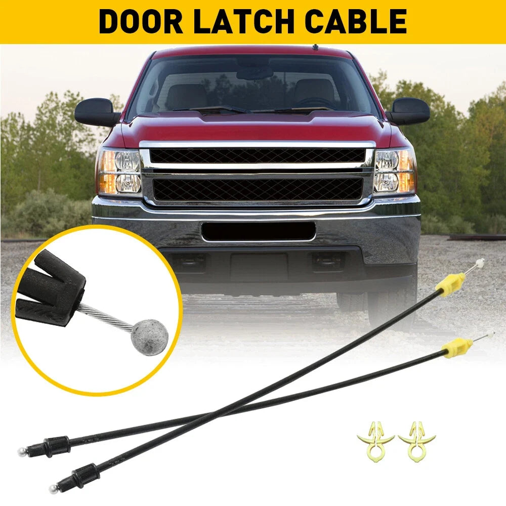 Front Left & Right Door Latch Cable for Chevrolet Silverado 1500 (2007-2013)