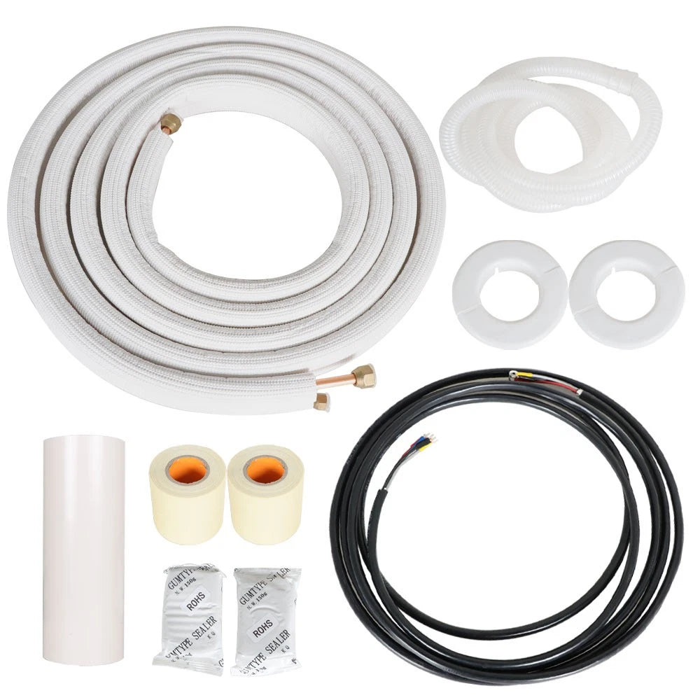 Air Conditioning Cooling Connection Pipe Install Kit for (16FT)