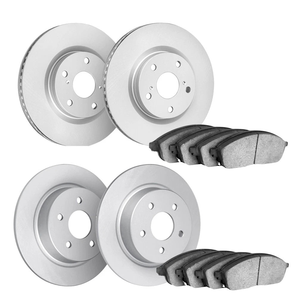 Set of 4 Brake Rotors for Volkswagen Golf/Jetta (2010–2014) ALX-PAU-DF-4504-74026-CLA1