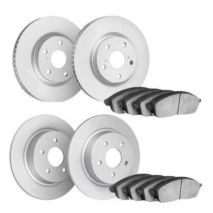 Set of 4 Brake Rotors for Volkswagen Golf/Jetta (2010–2014) ALX-PAU-DF-4504-74026-CLA1