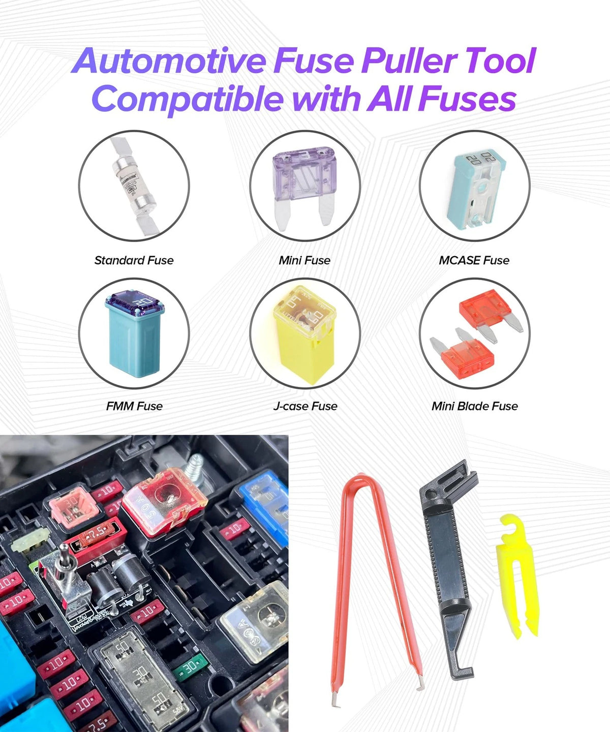 4X Relay Puller Pliers for Car Accessories