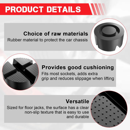 4 Inch Universal Rubber Pad for Floor Jack
