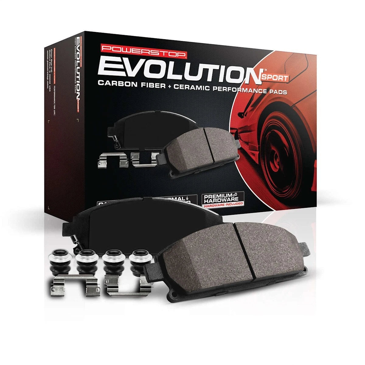 2X Powerstop Z23-805 Brake Pad Set Front for Lincoln LS Thunderbird (2000–2006)