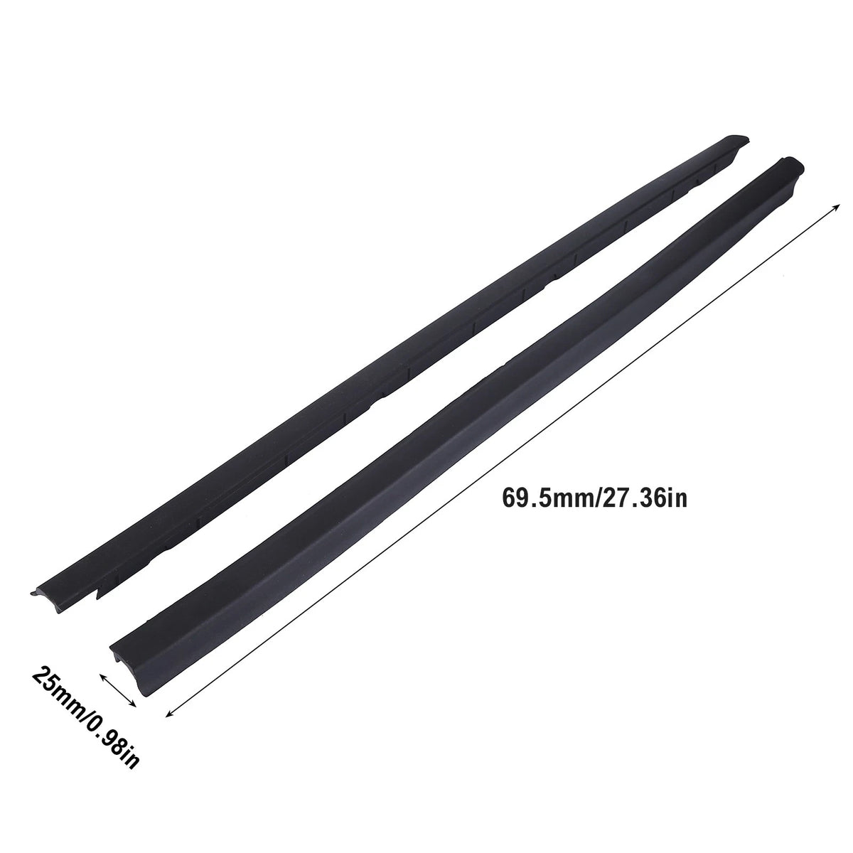 Front Windshield Molding for RAM 1500 2500 3500 4500 5500 (2011–2022) 68297609AB 68297608AB