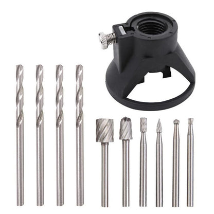 Large Window Rotary Tool with 10 Drill Bits