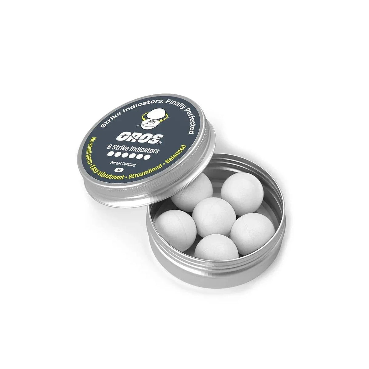 6-Pack OROS Strike Indicator for (Small, White)