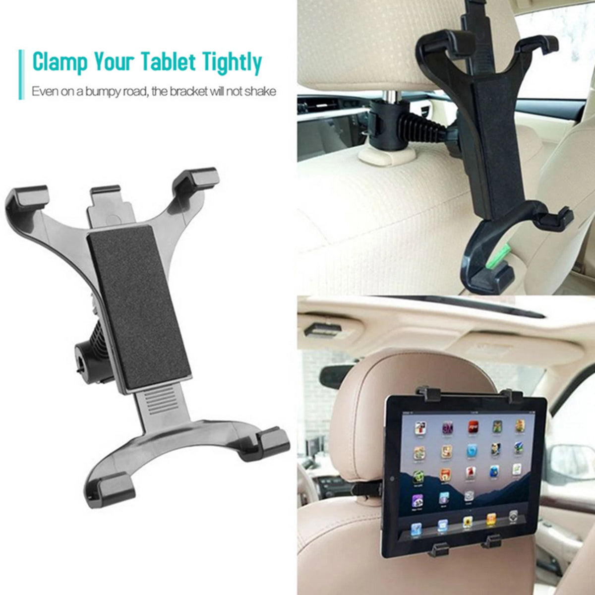 Adjustable Tablet Holder for Car Headrest (7-10" Inch)
