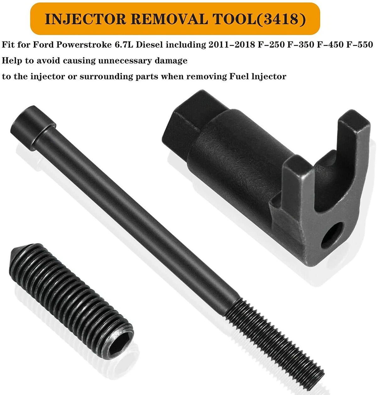 Injector Removal Tool & Fuel Injector Socket Set for Ford Powerstroke Diesel (2011–2023)