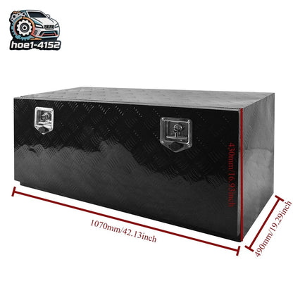 42" x 17" x 19" Heavy Duty Aluminum Truck Tool Box for Pickup RV