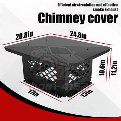 13" x 17" Outside Chimney Cap for Fireplace Flue Cover