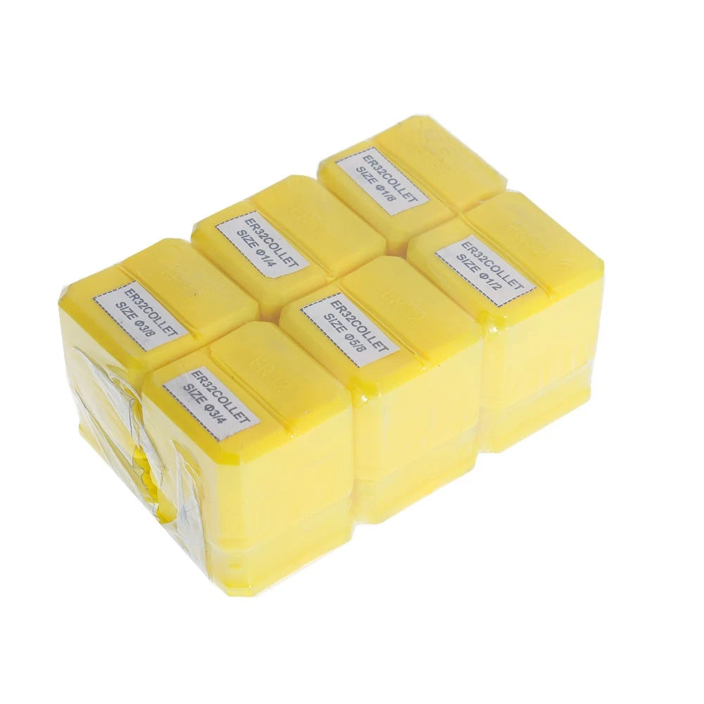 6Pcs ER32 Spring Collet for CNC Milling Lathe Tool Engraving Machine