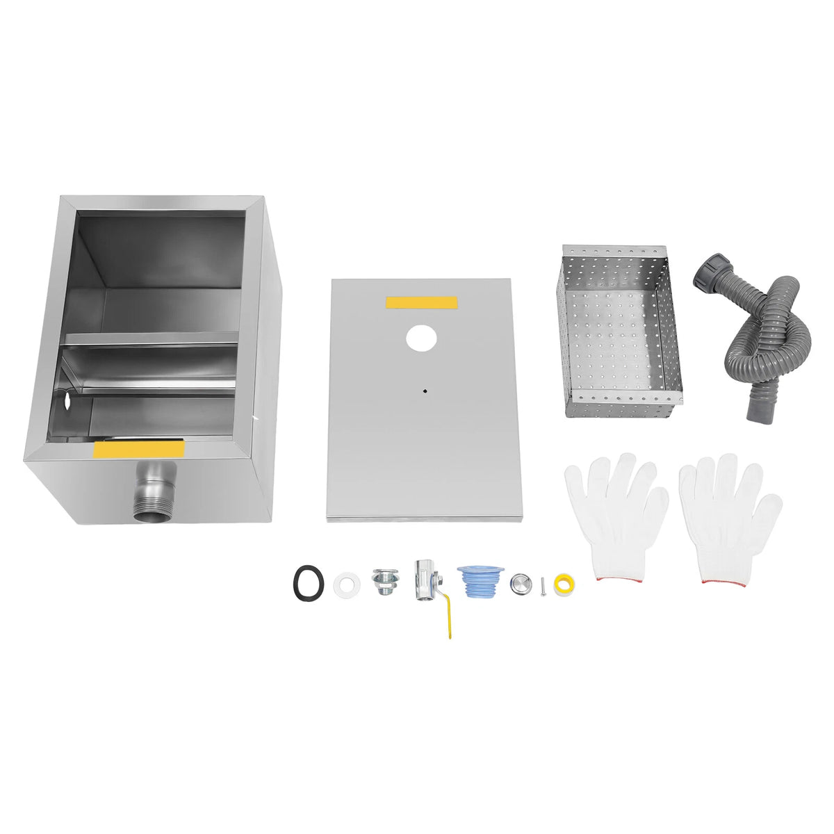 Stainless Steel Grease Trap Interceptor Set for Restaurant Kitchen