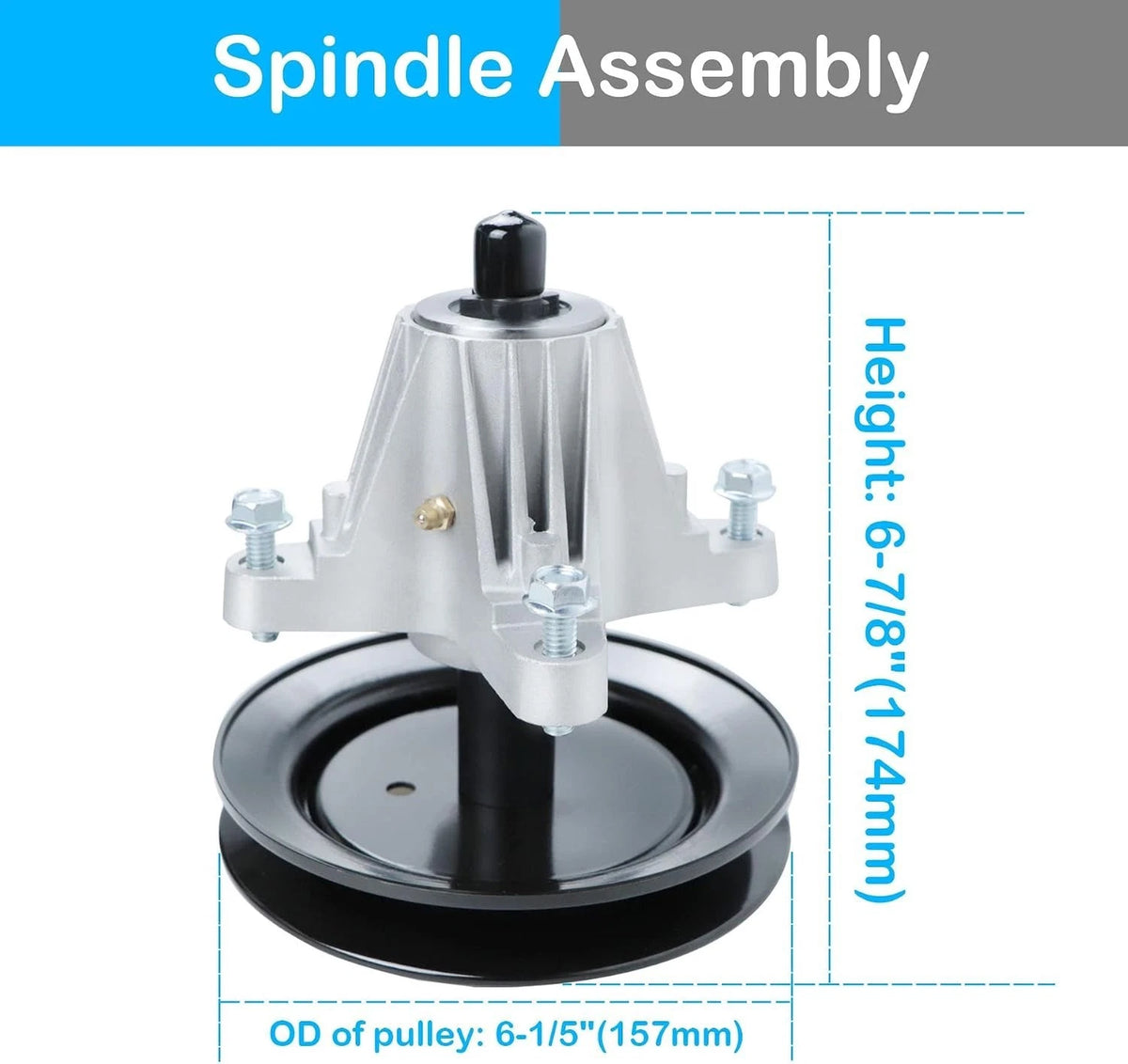 2X Efficient Spindle Assembly for Cub Cadet & Troy-Bilt Mowers