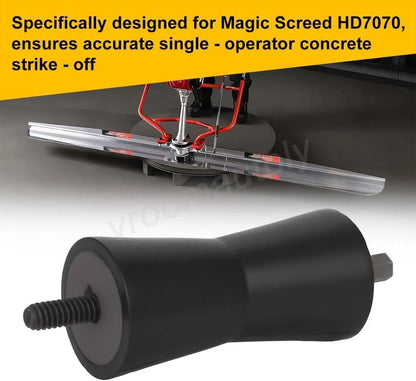 Black Rubber Drive Axle for Magic Screed HD7070 (Replacement)