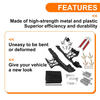 Saddlebag Lock Hinge Hardware Kit for Harley FLHT Touring 2014-2024