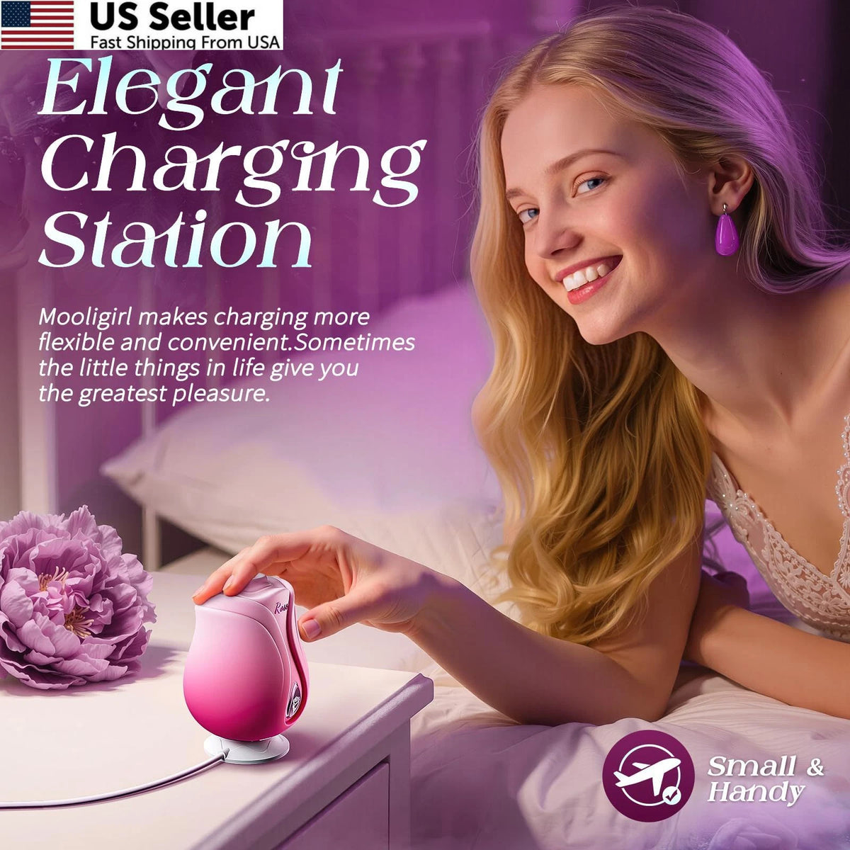 2X Rose Toy Vibrator for MOOLIGIRL (2023)