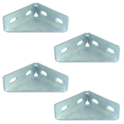 4 Pack 90 Degree Gusseted Fitting for 1-5/8" Strut Channel