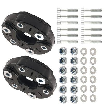 2X Driveshaft Flex Disc w/ Bolts for BMW E90 E91 E92 325xi 328xi E84 X1 (2007–2013)