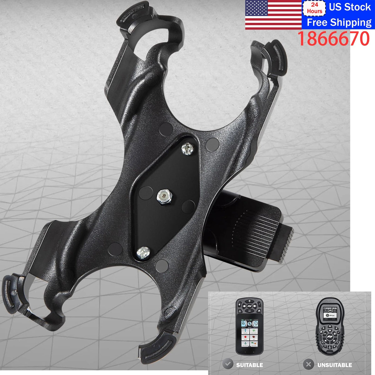 Bluetooth i-Pilot Link GPS System Remote Holding Cradle for Minn Kota