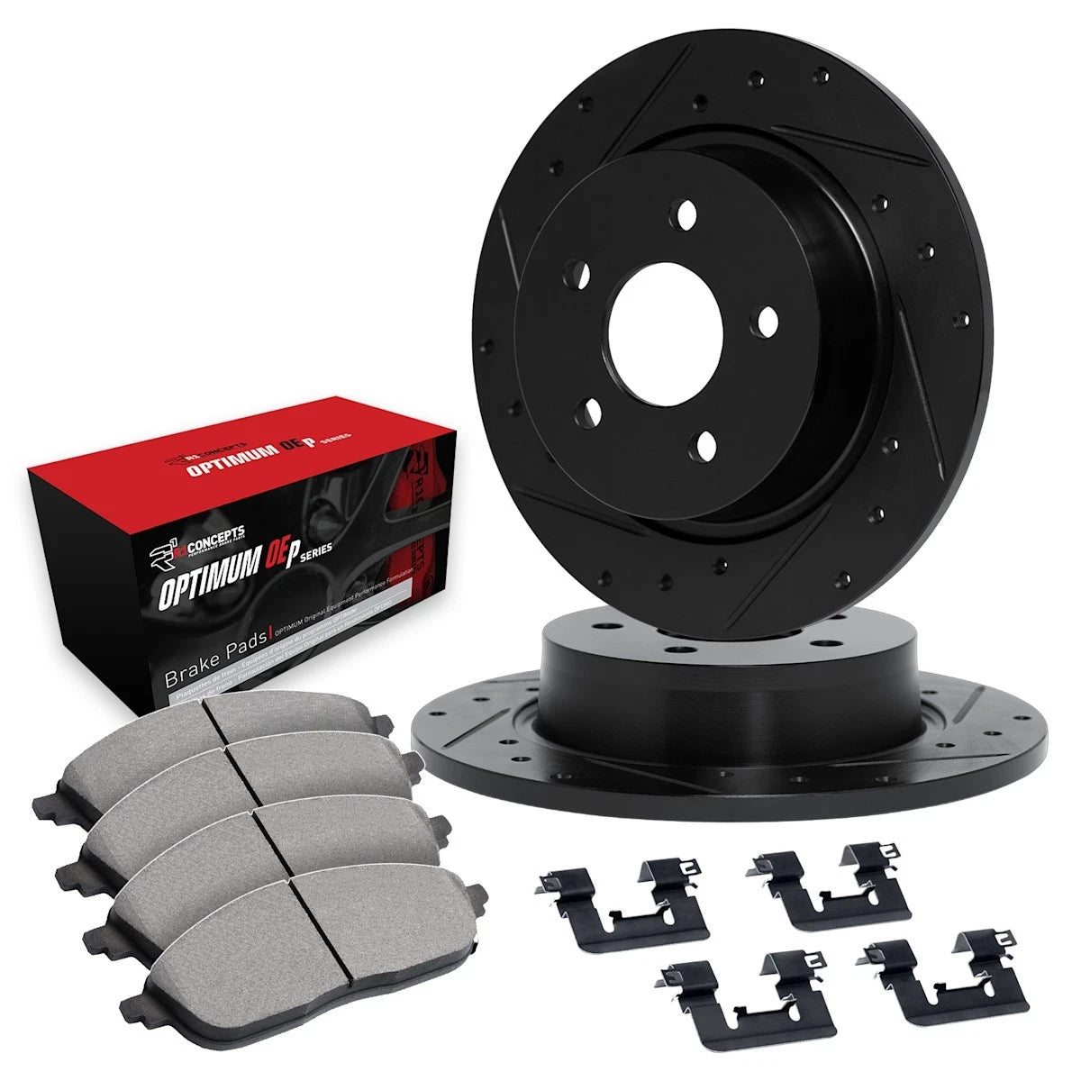 2X Brake Disc and Pad Kit for Lexus CT200h (2011–2017) WHUH1-75025, 279mm