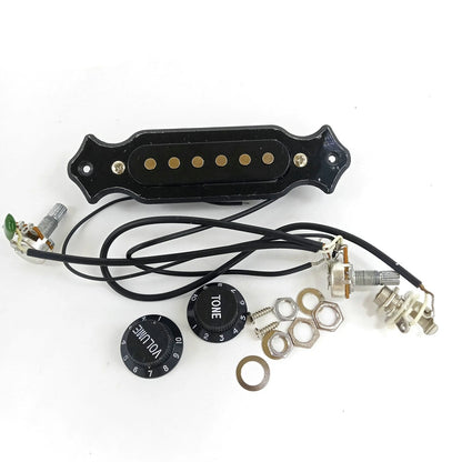 6-Pole Single Coil Pickup Harness for 6-String Cigar Box Guitar