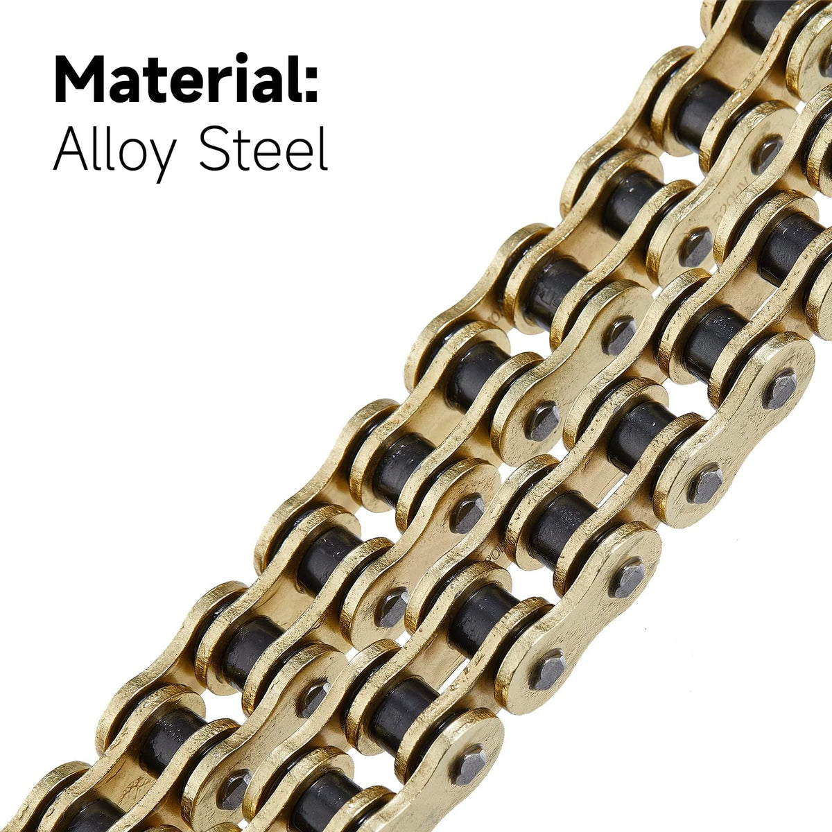 Heavy Duty Motorcycle Chain 130 Links with Master Link & Breaker Tool