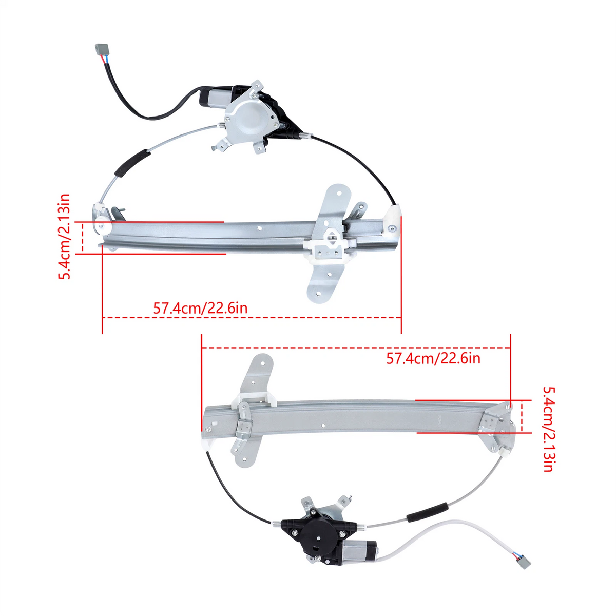 Electric Window Actuator Assembly for Lincoln Town Car (1998–2011) BCK10703K, 741-686, 741-687