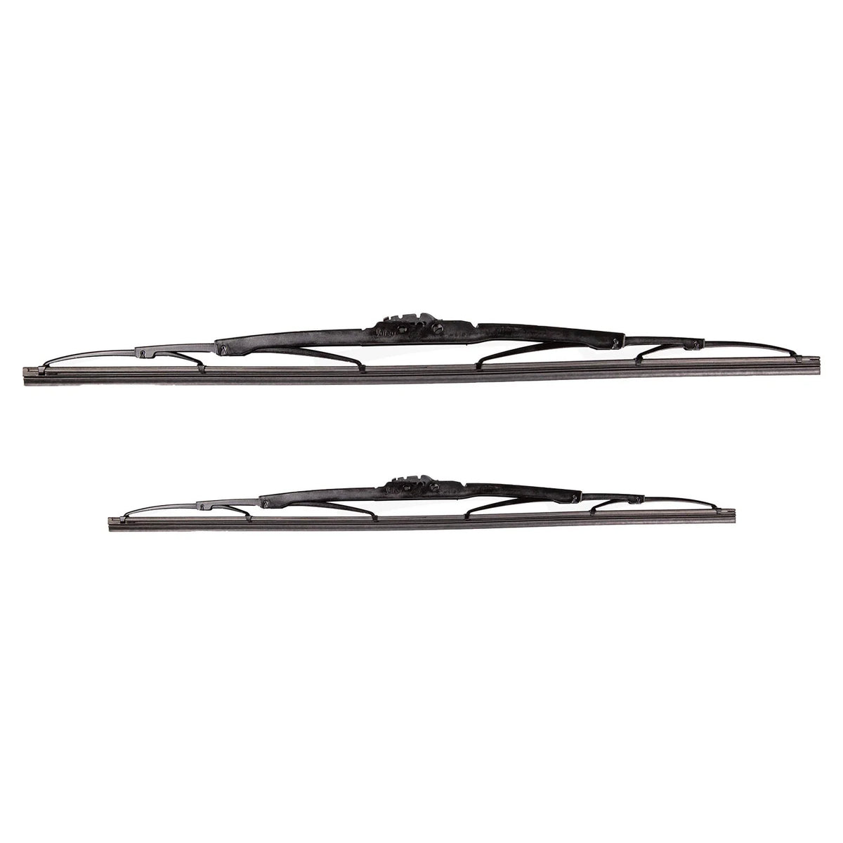 2X Valeo Traditional Titanium Windshield Wiper Blades for