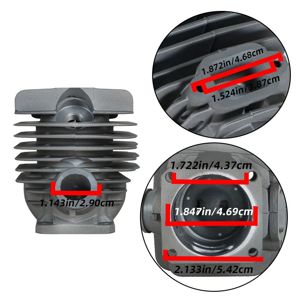 Cylinder Piston Kit for MS360 036 PRO Chainsaw (48mm)