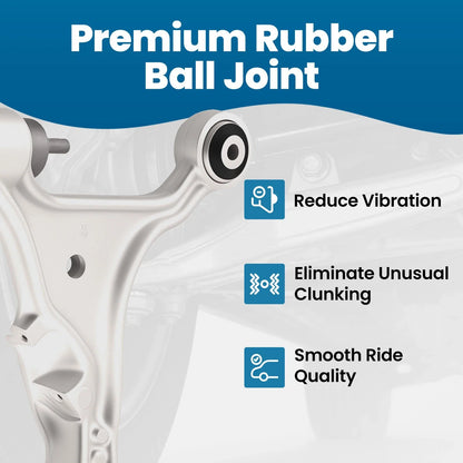 Front Lower Control Arm Sway Bar Link Set of 6 for Volvo S80 (1999-2006)