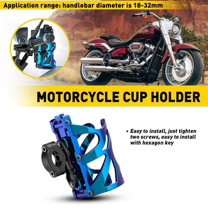 Universal Fit Extra Large Cup Holder for ATV Motorcycle