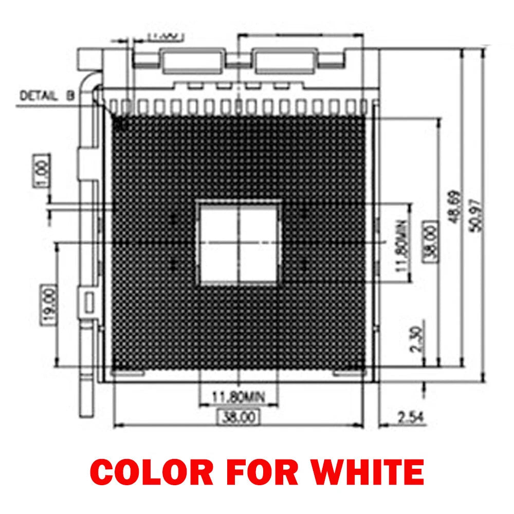 2X Sockets for AMD AM4 CPU Socket Balled Motherboard Repair