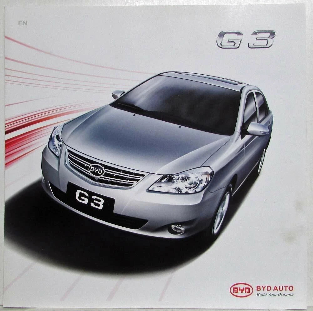 Sales Folder for BYD G3 (2010–2011)