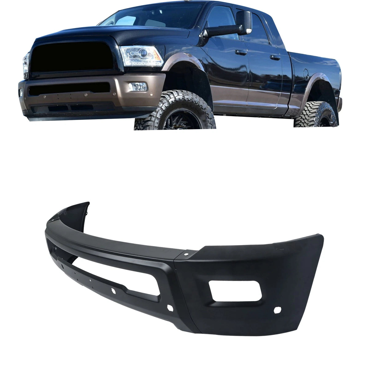Front Bumper for RAM 2500 3500 (2010–2018) CH1002404, BCK19404K, CH1002392