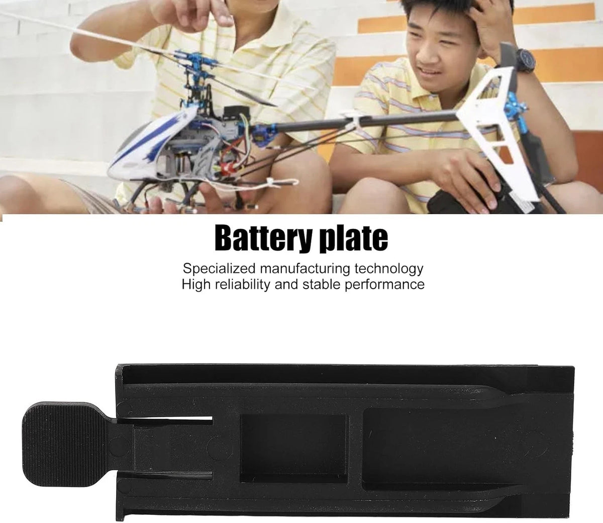 RC Helicopters Battery Install Plate for Flywing FW450 V3