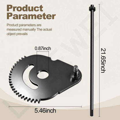 Steering Shaft with Bushing & Steering Gear Kit for