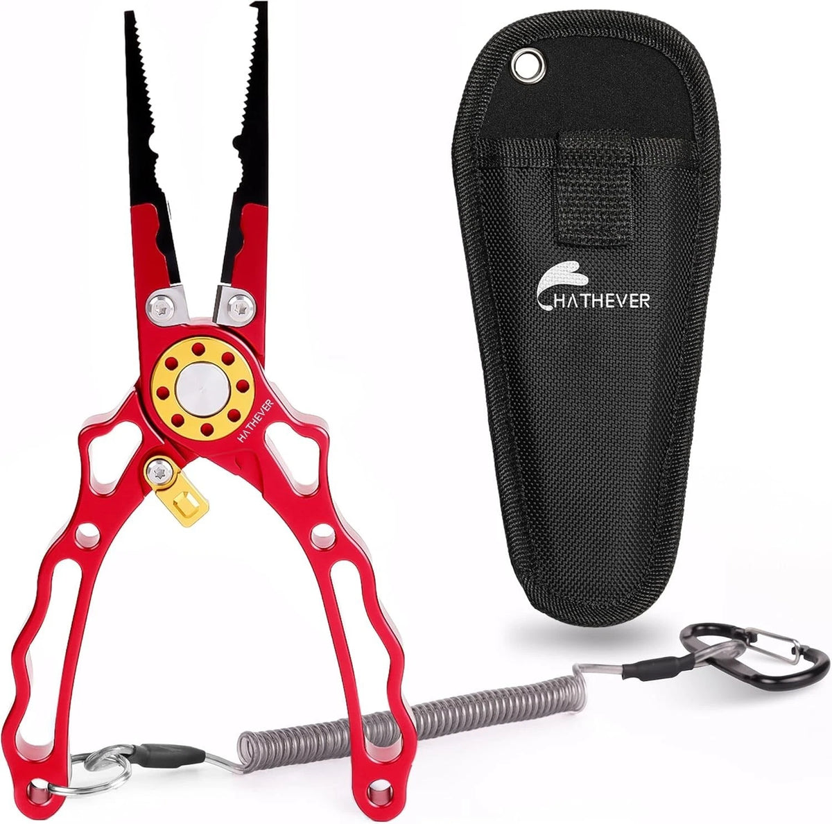 Lightweight Fishing Pliers with Safety Lock & Multi-Function Jaws