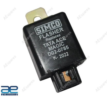 Flasher Unit for Mahindra Tractor C27 C35 4500 & Tata Ace Magic (000041614C12)