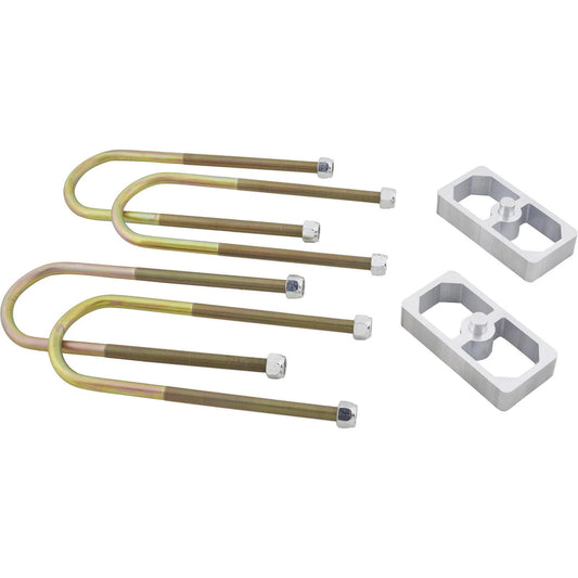 1" Drop Universal Leaf Spring Lowering Block Kit with U-Bolts & Hardware (91043808)