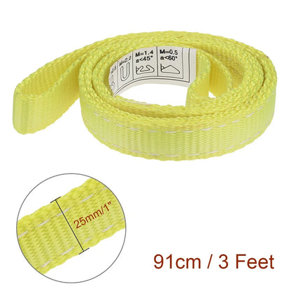 3X Lifting Straps for Universal Use (3 Ft, 2200 lbs)