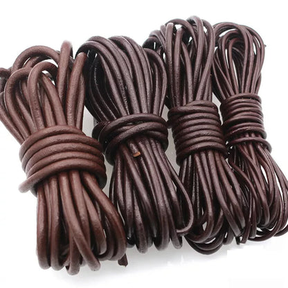 Leather Cord Lace Rope Weave String for Crafting (1-6mm)